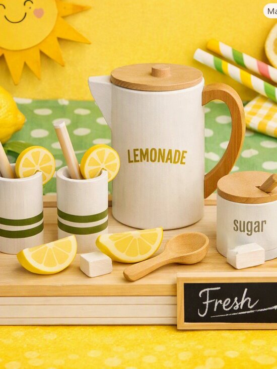 Hearth & Hand Other - Hearth & Hand with Magnolia – Wood Lemonade Set (13‑Piece)